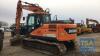 Doosan DX140LC-5, Year 2014, 7028 Hours, 2 Buckets, Plus VAT - 3