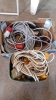 2 BOXES OF CABLES ETC