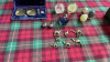 BOX PAPERWEIGHTS BRASS SCALE SET ETC