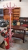 TROLLEY COAT STAND & FIRE EXTINGUISHER