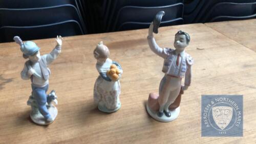 BOX 3 LLADRO FIGURES