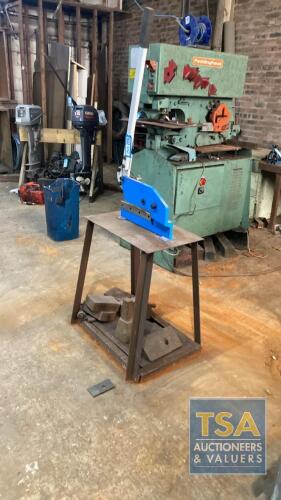 Manual Guillotine on Metal Stand