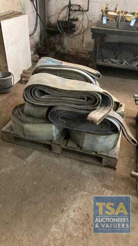 Pallet With Heavy Duty Lifting Slings - As Viewed