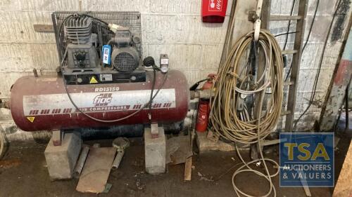 Fiat RD15150 Receiver Mounted Air Compressor 9cfm With Hoses -